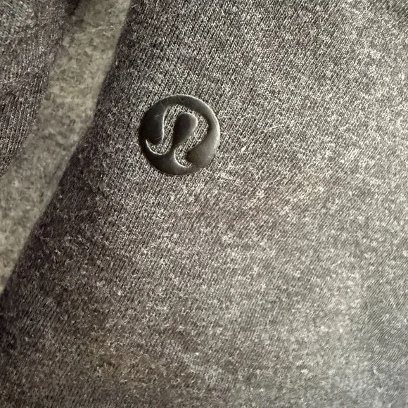 Lululemon Division Down Insulated Hybrid Puffer Jacket Mens Large Gray Black Zip